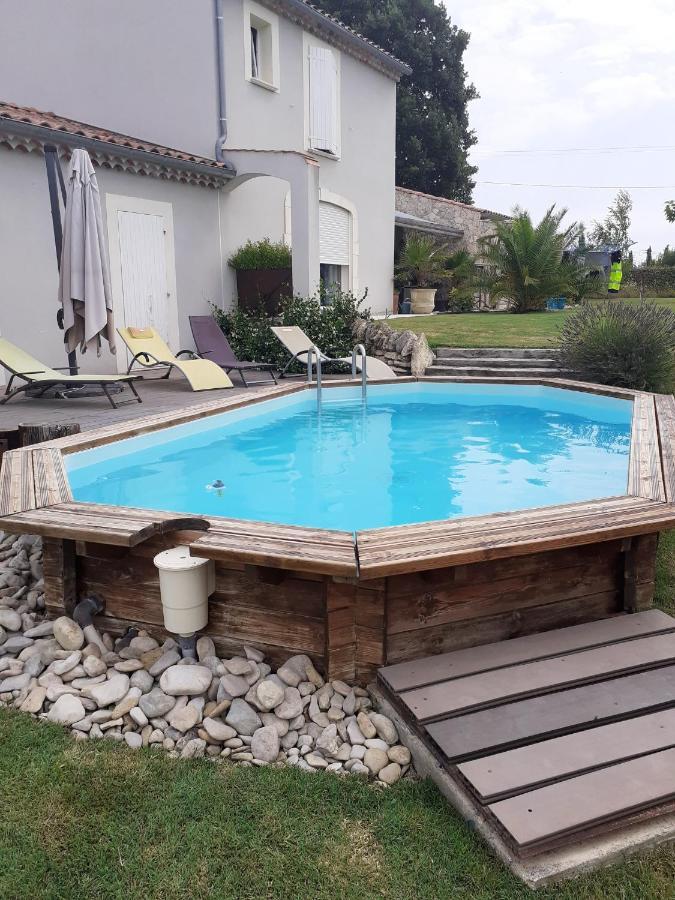 Villa Accueillante A Colonzelle Avec Piscine Privee Eksteriør billede