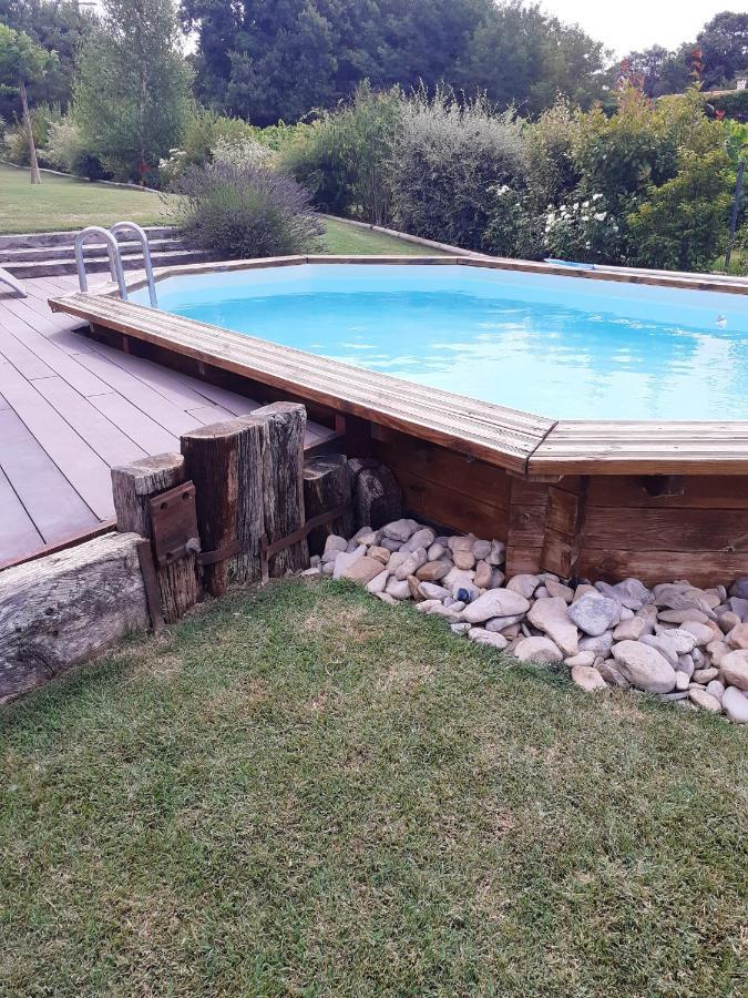 Villa Accueillante A Colonzelle Avec Piscine Privee Eksteriør billede